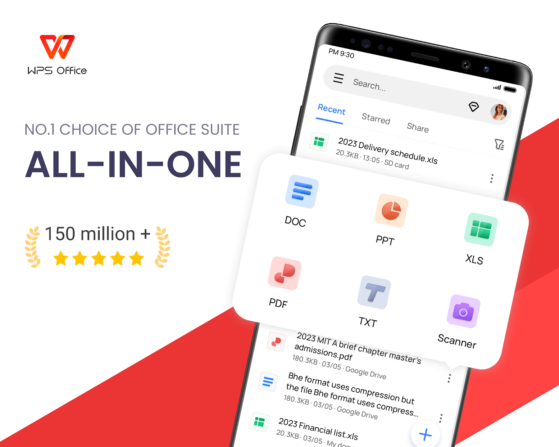 WPS Office-PDF,Word,Sheet,PPT Cover